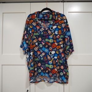 Disneyland Pixar Fest Button Up - Annual Passholder Exclusive